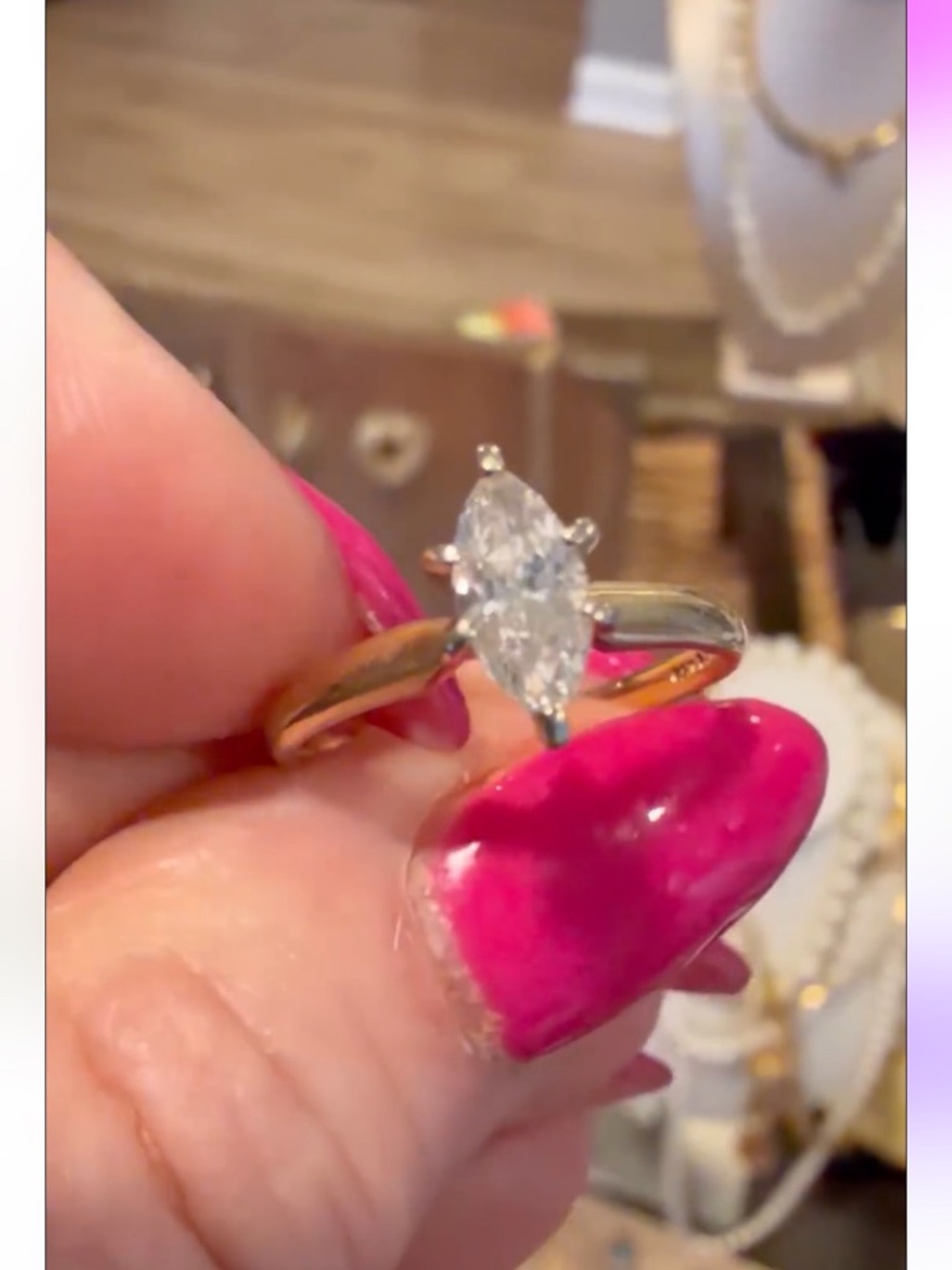 14K yellow gold diamond solitaire ring size 7